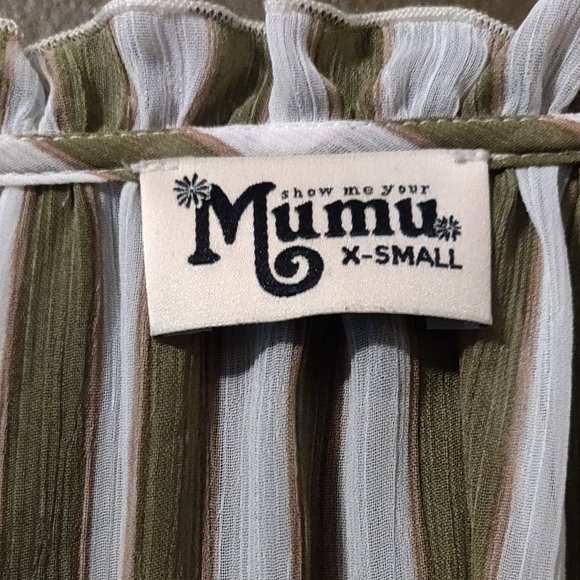 Show Me Your Mumu Striped Charlene Tunic SIZE XS - Picture 3 of 4